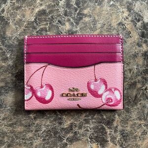 Coach Cherry Card holder